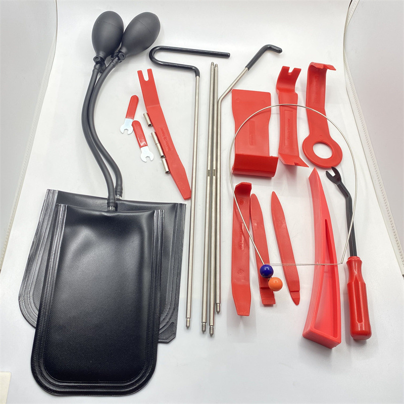 Car tools rocker airbag upgrade set stainless steel pole car long-distance hook tool self-driving emergency