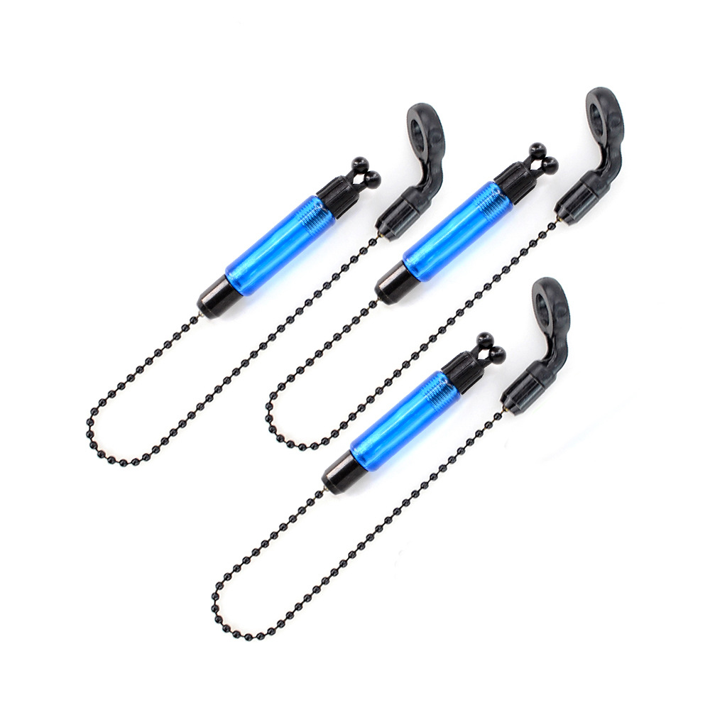 Componente de alarma de pesca con luz intermitente, tensor de picada de pez estilo europeo, swinger de cadena suave simple para pesca de carpas europeas