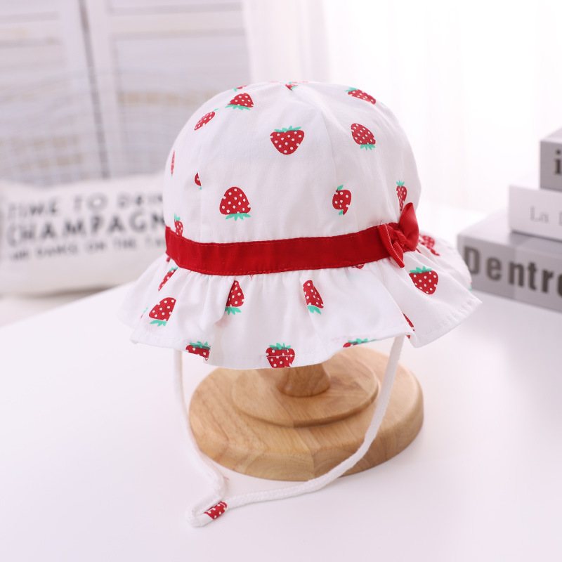 Unisex Cotton Baby Bucket Hat Spring Summer Animal Pattern_voghion.com