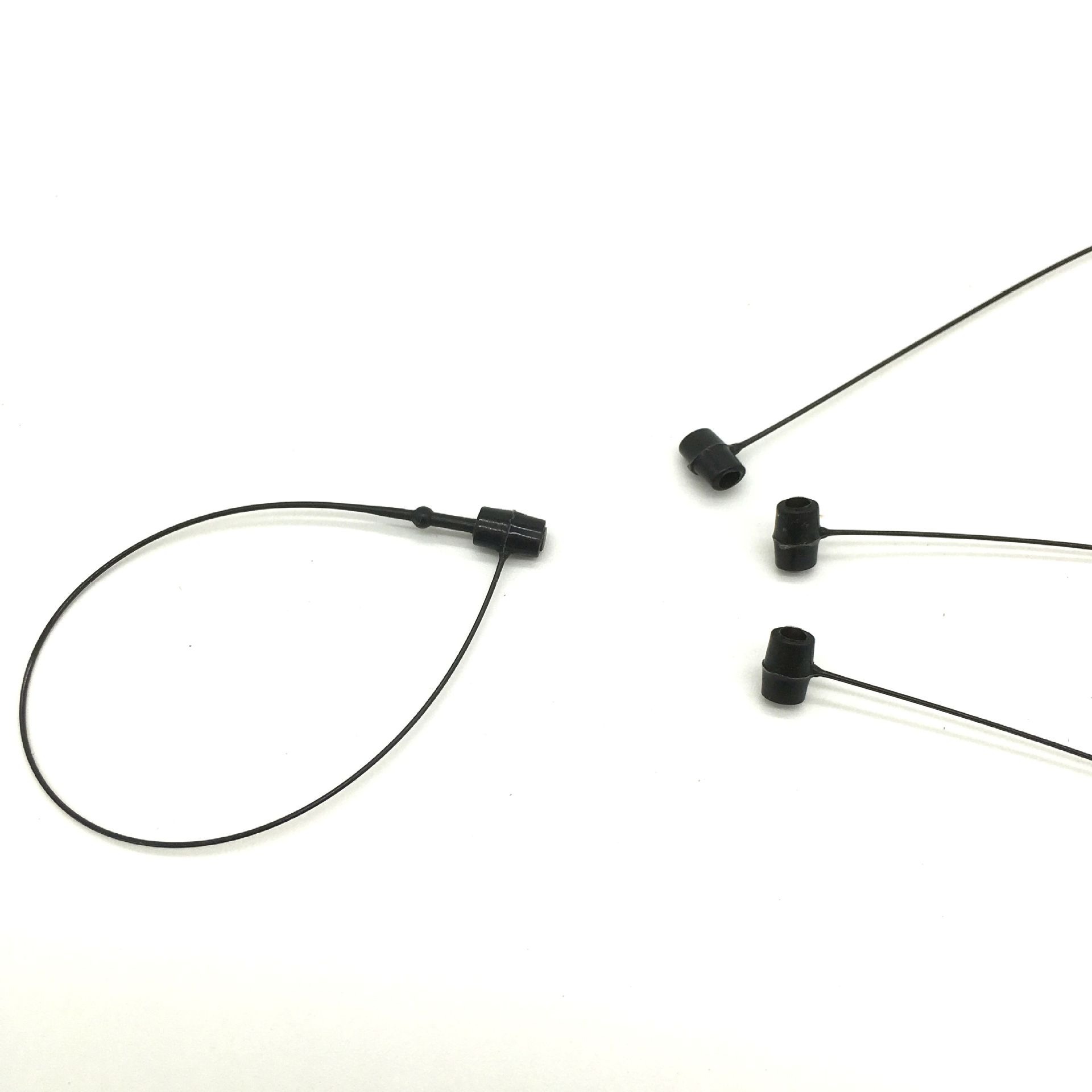 Colgante de etiqueta de plástico mano aguja de pinchazo de prenda de vestir hebilla de línea de elevación punta redonda etiqueta transparente aguja de pegamento de marca