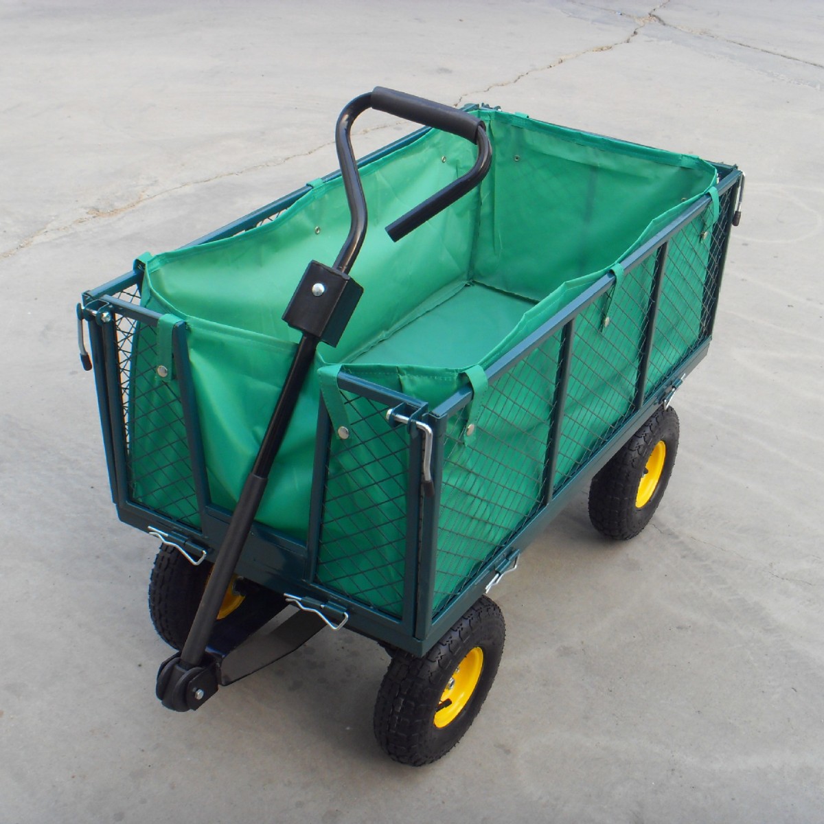 户外拖运用四轮花园网车 花卉园艺用工具布兜车 TC1840H/TC4211H