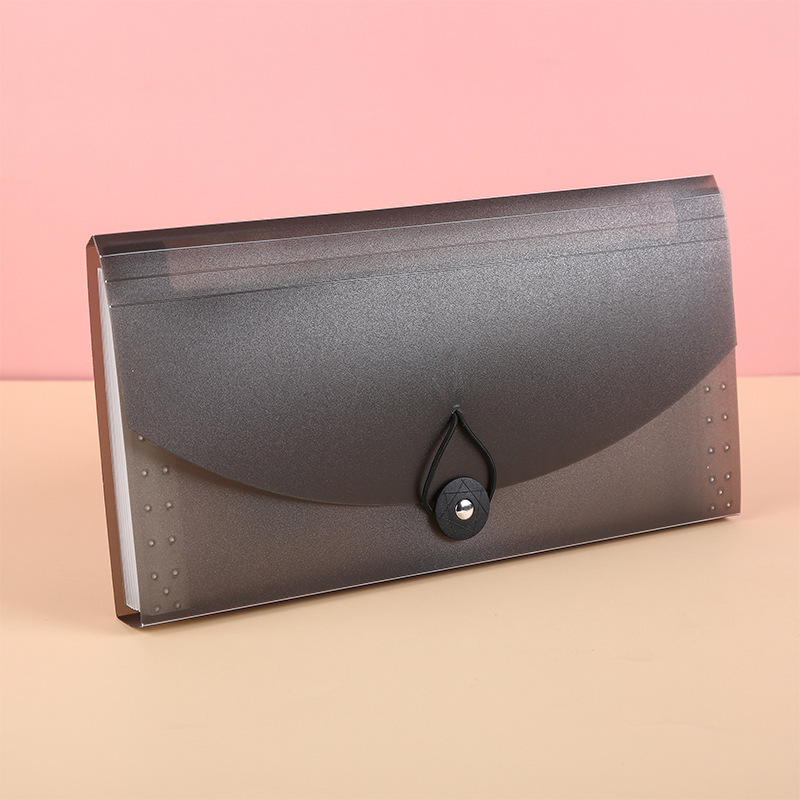 Bolsa de órgano Morandi de 13 compartimentos B6 de gran capacidad bolsa de factura de oficina versión coreana carpeta de clasificados PP multicapa