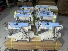 日本PEGASUS飞马牌电脑自动切线小方头三针五线W600PC绷缝机冚车