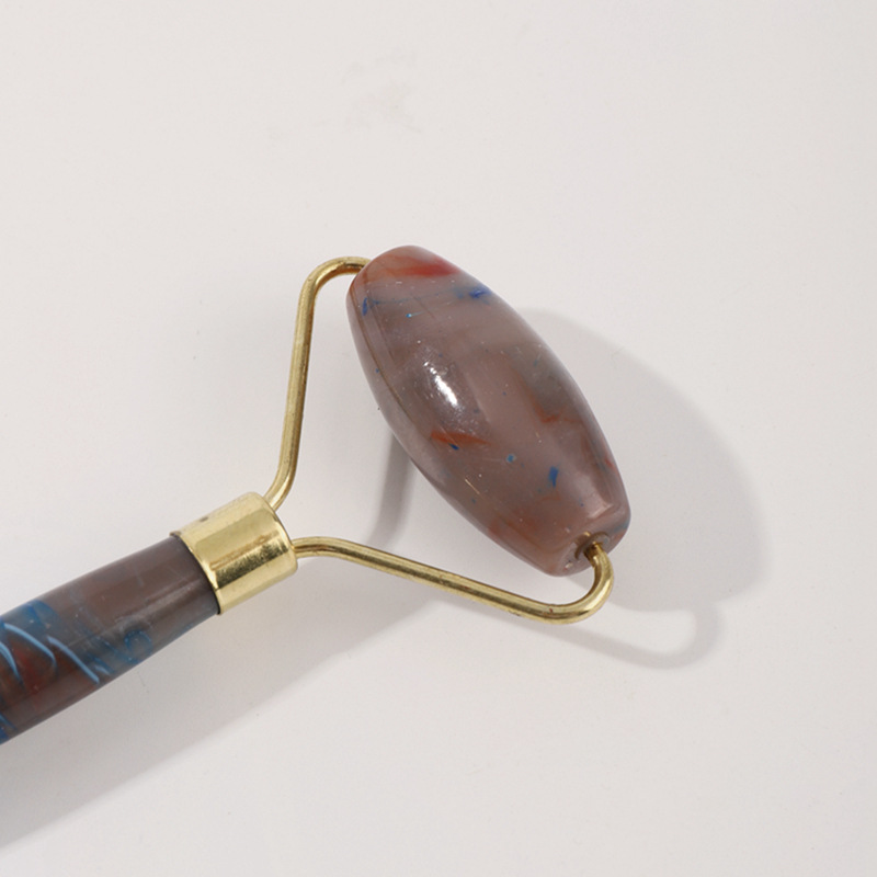 玉石滚轮按摩器 刮痧板 脸部按摩器