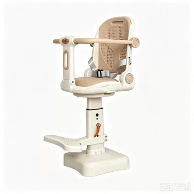 Front-mounted child seat for electric scooters, baby chair for infants and toddlers, all-around safety seat (Electric car child seat) - at813-light-brown-color