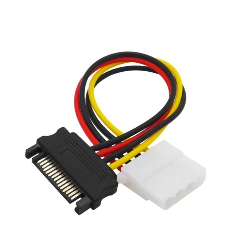 Питание компьютера 4-иголка IDE большой 4-pin разъем к SATA общий 4P к 15P игла для подключения жесткого диска световой привод вентилятор