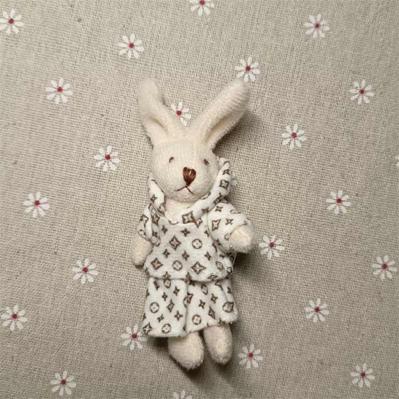 베이지 색 옷 + 바지 (한 세트) (8cm 긴 다리 토끼에게만 적합한 토끼를 판매하지 않음