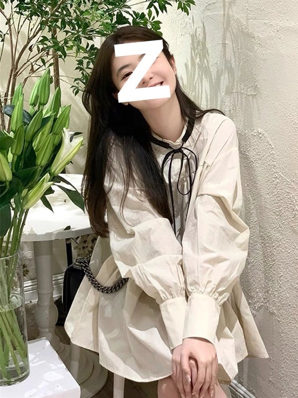 小个子衬衫娃娃连衣裙子女春秋新款法式温柔小众减龄短裙超仙内搭|undefined