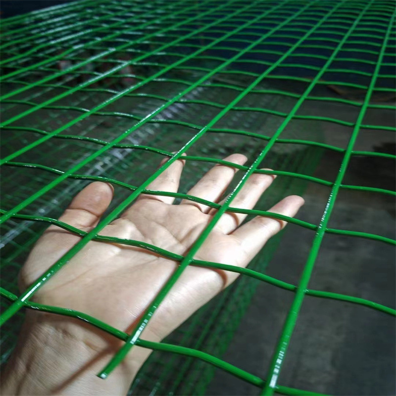包塑涂塑荷兰网 农业养殖圈地用过塑铁丝网 涂塑焊接钢丝网
