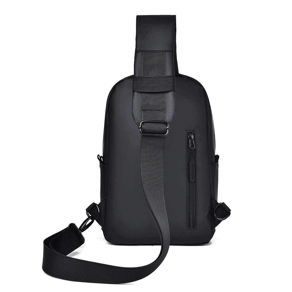 Однолямочный слинг‑рюкзак Trend, leisure chest bag, экокожа, универсальный дизайн 2023