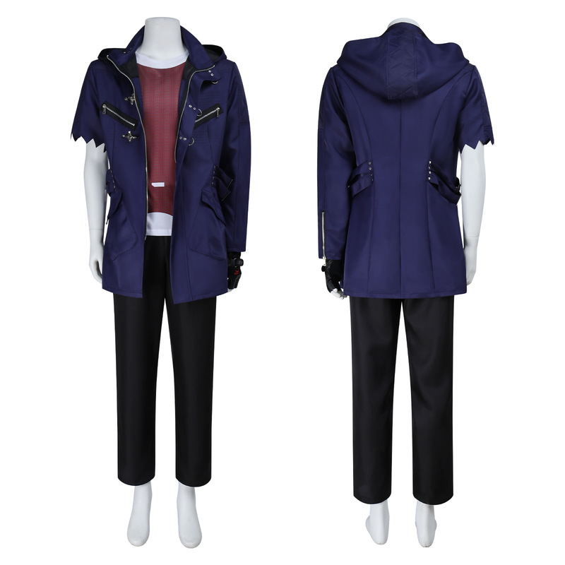 Devil May Cry 5 Nero Cosplay Jacket, Nero Clothing, Trench Coat, Anime Role-Playing Cosplay Game Costume Devil May Cry 5 Nero Cosplay Jacket, Nero Clothing, Trench Coat, Anime Role-Playing Cosplay Game Costume