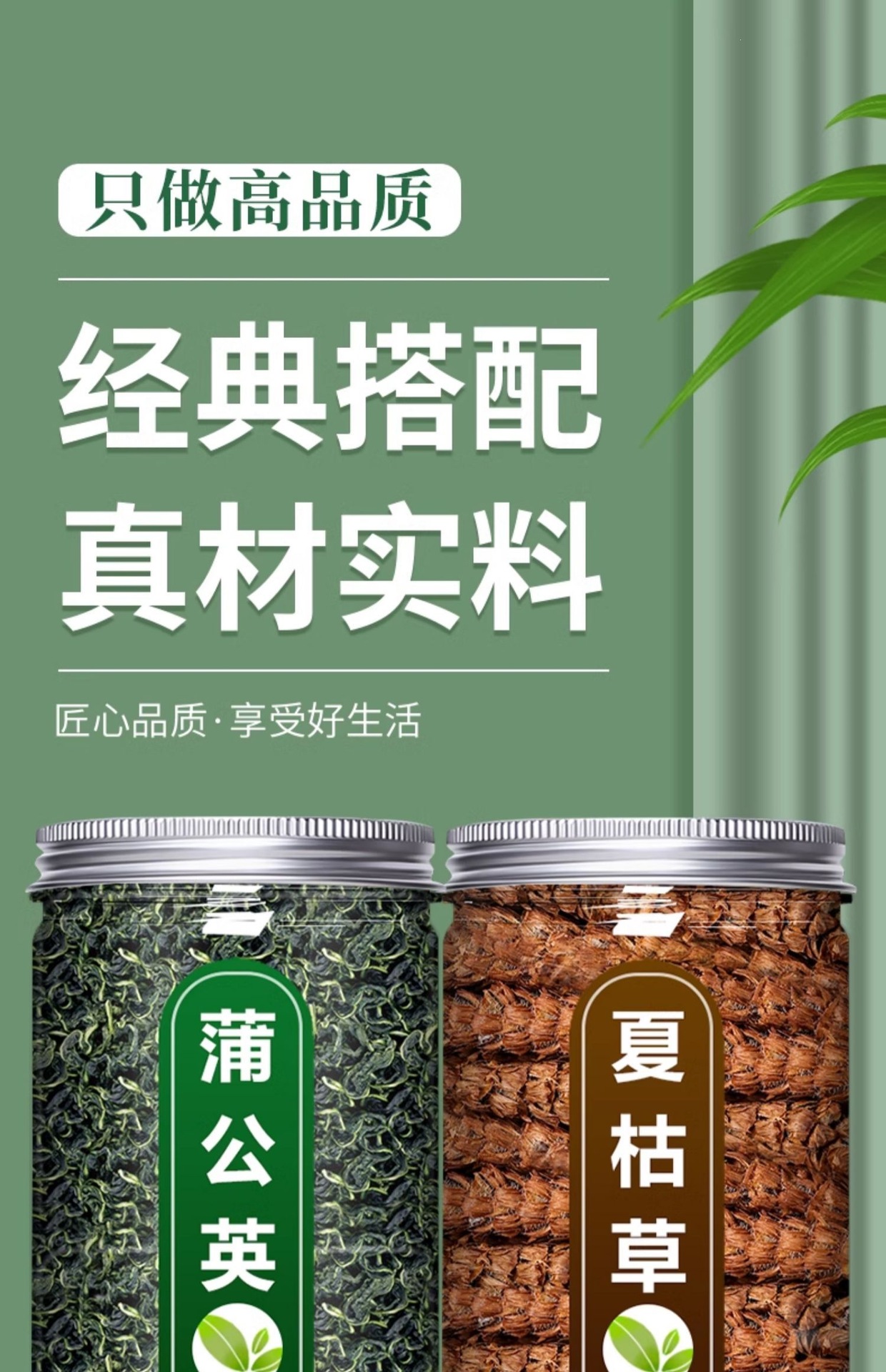 Dandelion Tea Pu Gong Ying Loose Dried Herb for Hot Brewing 1 Can overview