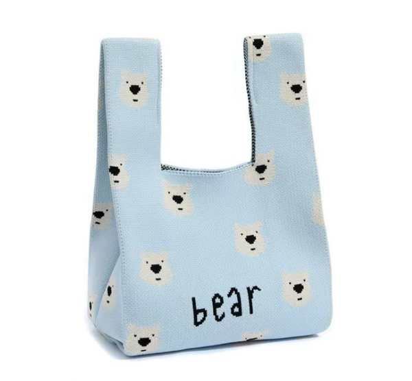 Blue, with little bears