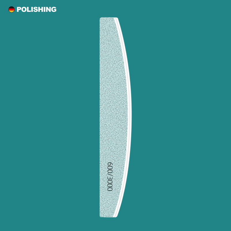 Uña de esponja tira de pulido tira de pulido de reparación de uñas tira de pulido de esmalte de uñas inclinado herramienta especial de manicure de pulido
