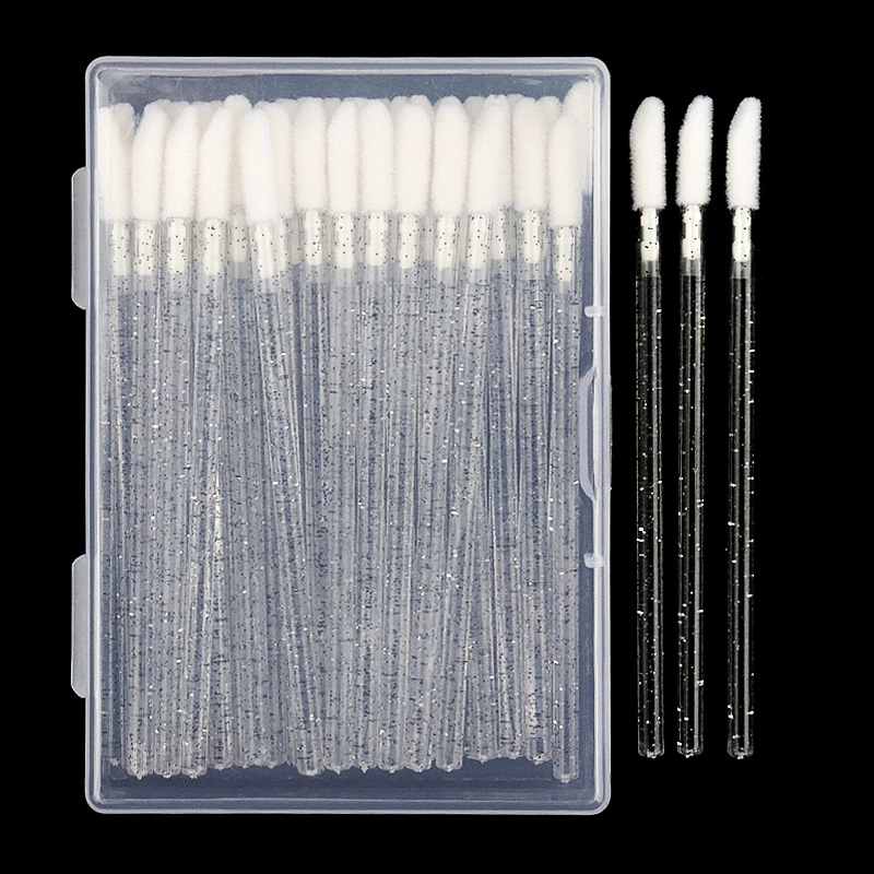 Nylon long lipstick, brush, 50 pieces
