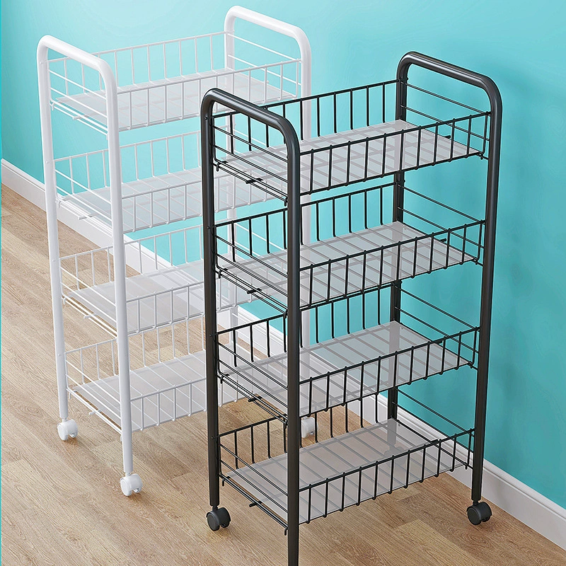 Storage system, multilayer cart, simple bookshelf for bed for bedroom