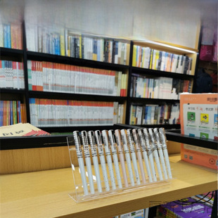Acrylic Pen Tray Pen Holder Stationery Store Pen Counter New Product Display Display Storage Conference Glass Pen Live Broadcast