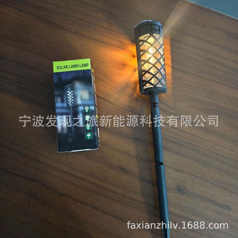 ソーラー屋外ガーデンライト家庭用屋外防水ヴィラ LED 芝生ライトガーデンコラムヘッドグラスライト|undefined