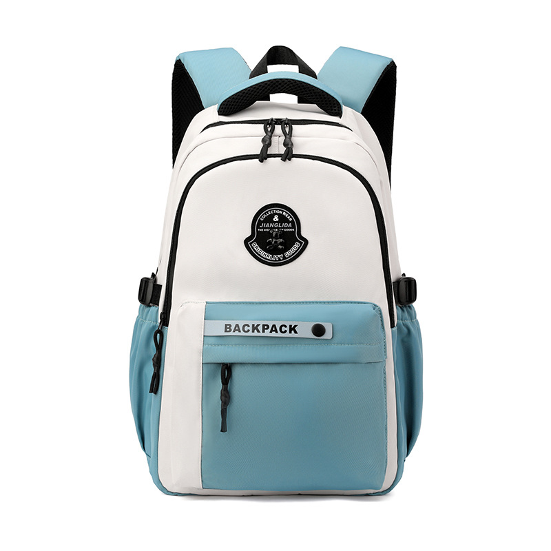 Peces naturales de gran capacidad resistente a la suciedad niños estudiantes de primaria 3 - 6 grados estudiantes de secundaria secundaria doble espalda impermeable ligera