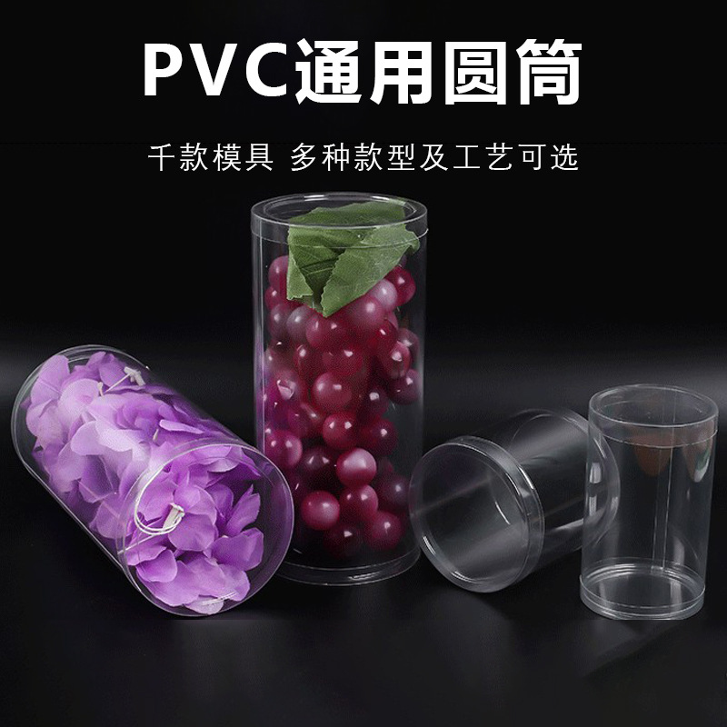 Caja cilíndrica de pruebas transparentes