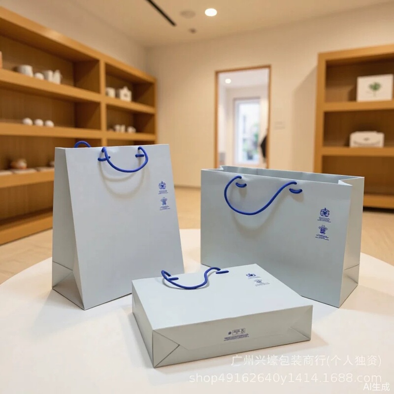 New Burberry Paper Bag Packaging Gift Box Clothing Gift Bag Belt Perfume Empty Box Bag Tote Bag