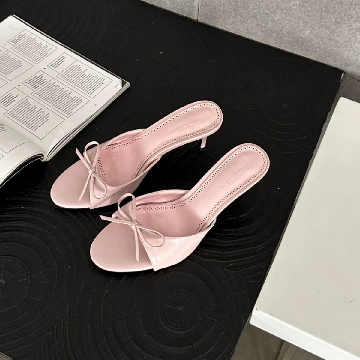 (Cross-border trading), fashionable universal slippers with bow, 2024 years, 40