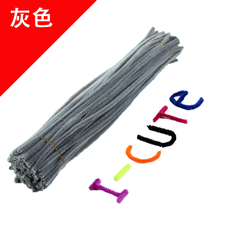 Hecho a mano DIY trenzado paquete de material cifrado ramo de lana Raíz de lana de la raya del color torcido palo de los niños hechos a mano juguetes creativos