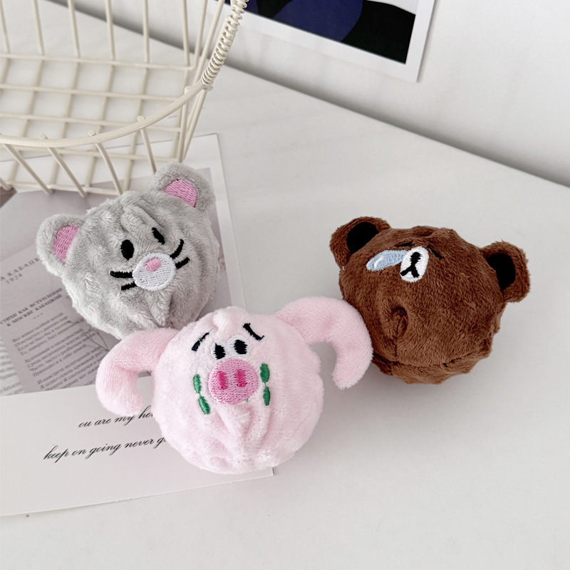 ペットの歯ぎしり、BB、かわいい動物の形をした弾むボール、音のおもちゃ、とげボール、ビションテディ、アマゾン|undefined