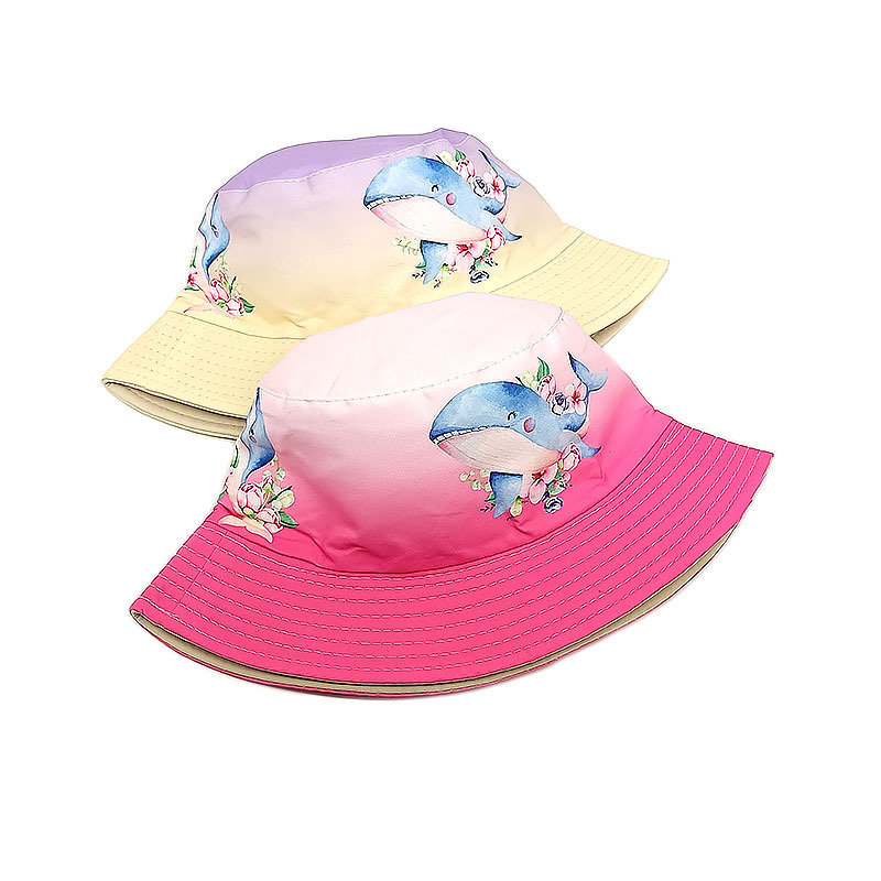 Enfants Unisexe Mignon Baleine Impression Chapeau Seau display picture 5