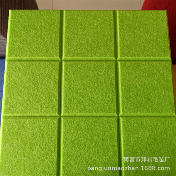 9mm grueso fieltro etiqueta de la pared nueve rejilla tablero de mensajes de Kindergarten trabaja tablero de exhibición de color DIY foto de la pared de fondo