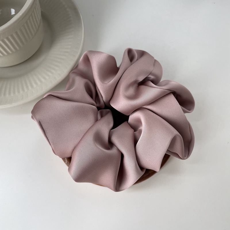 Fashion Solid Color Cloth Pleated Hair Tie 1 Piece display picture 14