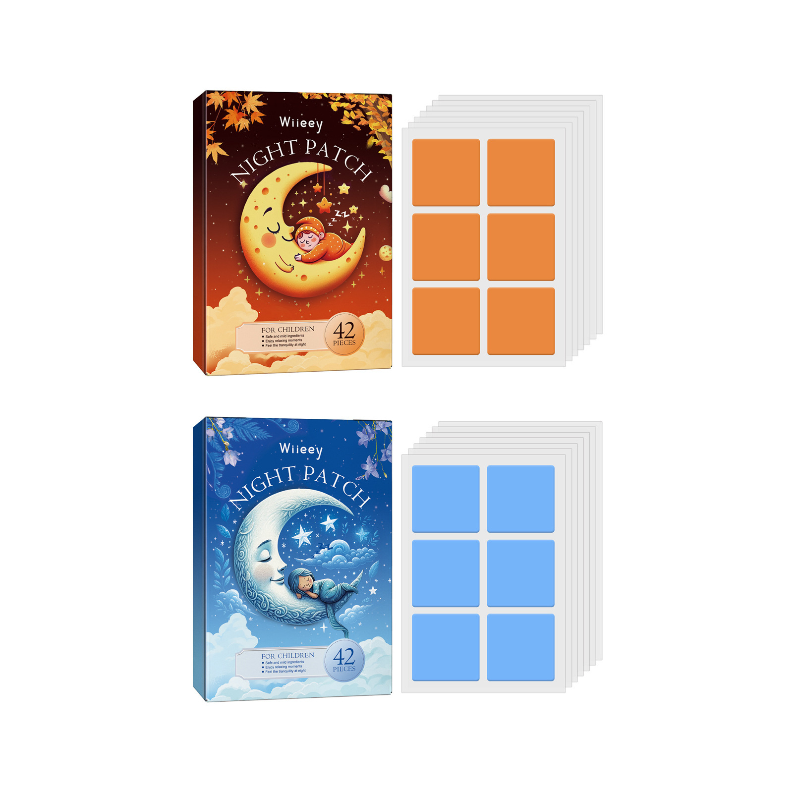 ウィイーイー子供用睡眠パッチシリーズは、子供たちの夜間の安らかな睡眠の質を優しくサポートする睡眠ケアパッチです。