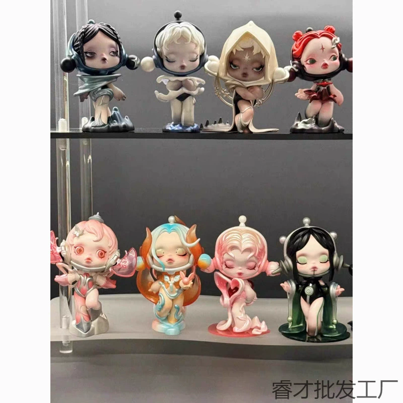 Минифигурка (Popmart) серия со звуком, коллекционная кукла в слепой коробке, подарок для девочек