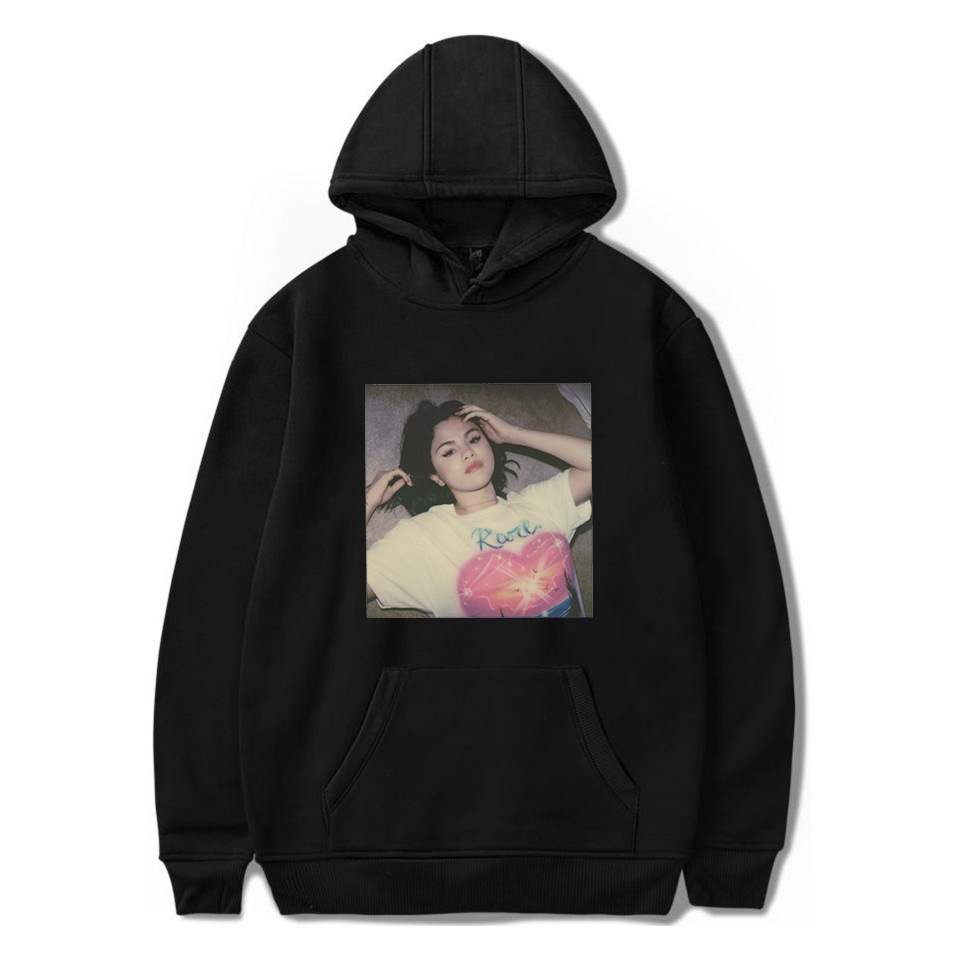 Selena Singer Hoodie Men's 90s Casual Retro Hoodie Set Hip