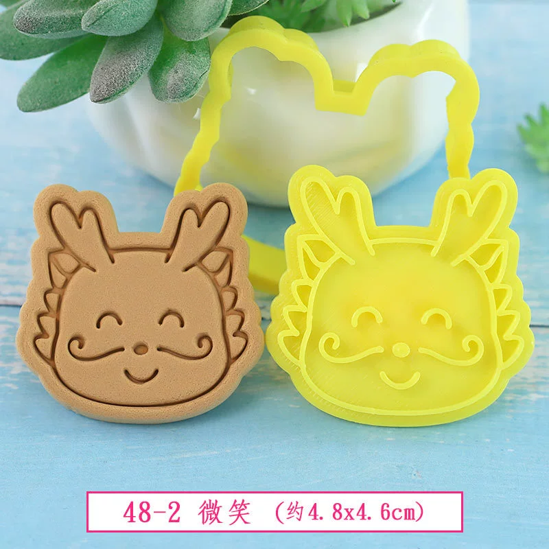 Cartoon compact cute three dimensional mold, fondant, in 3d format
