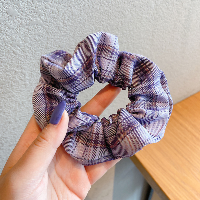 Temperamento floral intestino grueso anillo para el cabello bola femenina cabeza cuerda dulce cola de caballo cuerda para el cabello banda de goma de alta calidad accesorios para el cabello al por mayor