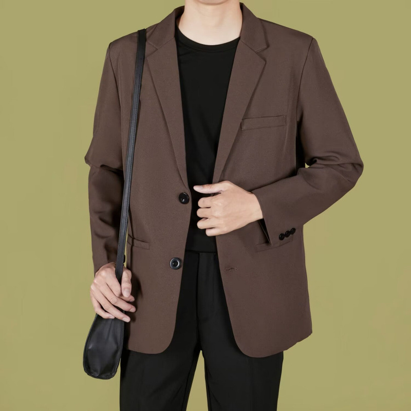 休闲西服男青年韩版潮流痞帅气小西装上衣港风潮牌轻商务单西外套