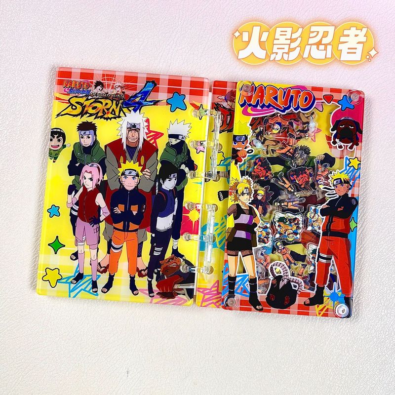 日本の漫画 A7 ルーズリーフノートブックかわいいガーリーハート高価値アニメ学生アクリル|undefined