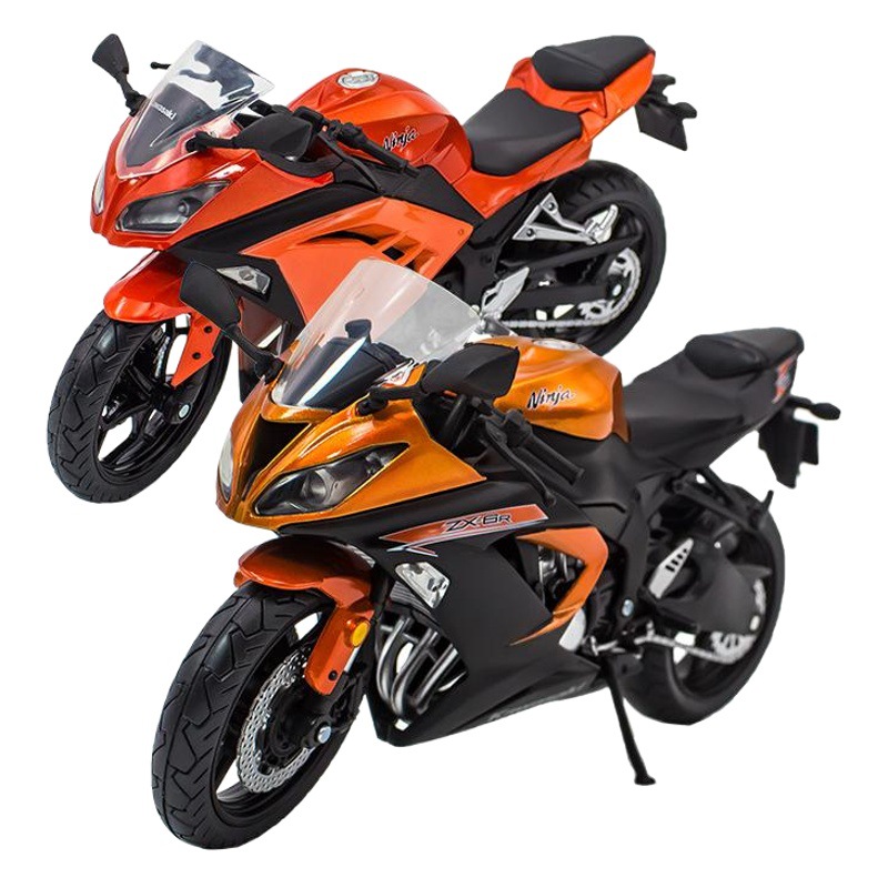 Junji 1:12 Kawasaki Z800 poco ninja ZX-6R BMW 1000RR motocicleta simulación aleación modelo colección