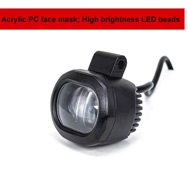 Upgraded Integrated Forklift Red and Blue Light Warning Lamp 12-80V High-Brightness Linear Area Safety Light Limiting Light
