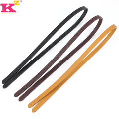 新商品の現物は70cmの長さのカバンの部品です。