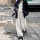 White Lazy Yamamoto Pants Women's Autumn and Winter Pants Women's New Loose Slimming Casual Pants Straight High Waist Wide Leg Pants