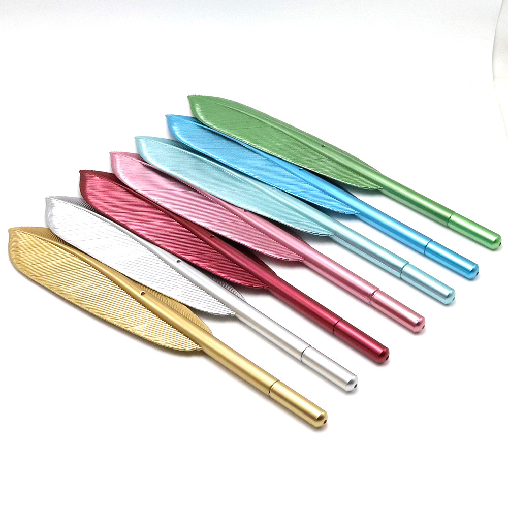 Japonés y coreano creativo papelería pluma de plástico pluma creativa publicidad pluma de gel pluma forma Linda pluma de dibujos animados orden logo