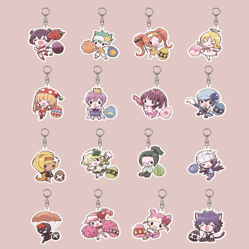 Guardian Sweetheart Peripheral Keychain Xiaolan Meiqi Xiaosi Square Bag Pendant Cute Anime Keychain Guardian Sweetheart Peripheral Keychain Xiaolan Meiqi Xiaosi Square Bag Pendant Cute Anime Keychain