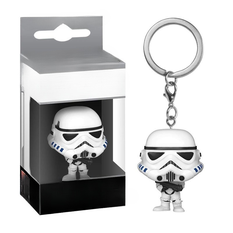 Star Wars Perimeter Mandalorian Boba Keychain Stormtrooper Vader Hecho a mano Keychain Colgar