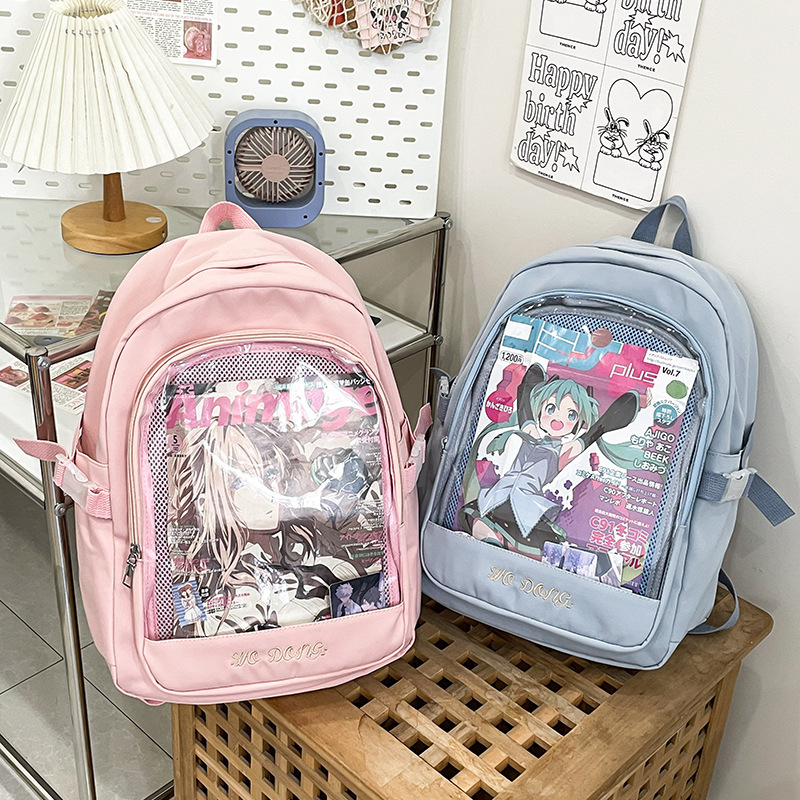 綿の子供の外で包んで日常的に40cmの2次元の透明な痛みを包んでかわいい柔らかい妹の学院の風の学生の本を包みます。|undefined
