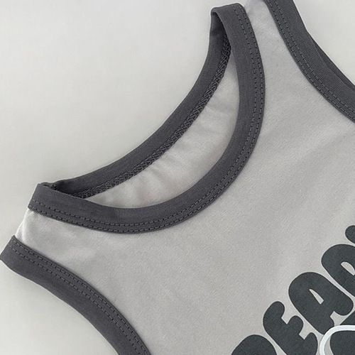Summer wide-shouldered sleeveless one-piece baby vest one-piece baby clothes out casual baby bag fart clothes
