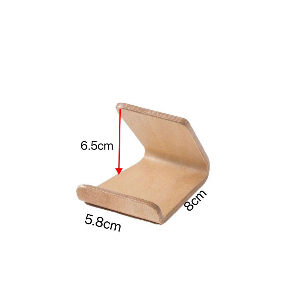 Nórdico negro nuez abedul soporte creativo nuevo soporte de teléfono móvil minimalista soporte de escritorio soporte de teléfono móvil estante