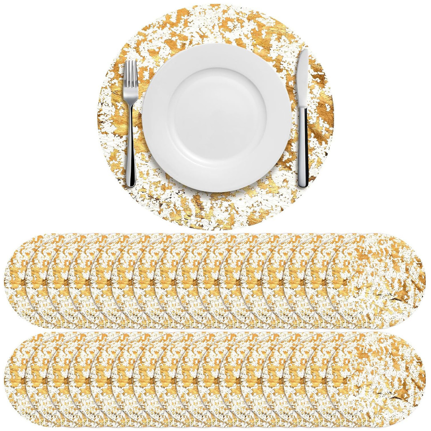 Alfombra de mesa transfronteriza desechable de aluminio de oro alfombra de mesa de malla de aluminio vacío decoración de fiesta de boda