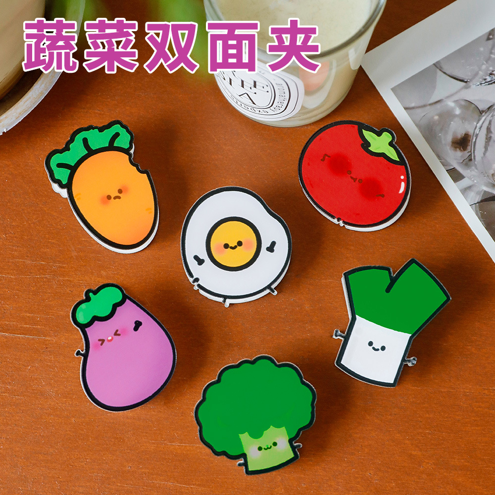 Cute cartoon high quality acrylic double-sided storage system for…